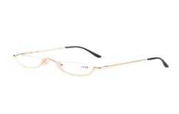 Sunglasses Cat Eye Reading Glasses Women Men Metal Half Frame Presbyopic Eyeglasses Female Male Semi Rimless Hyperopia Spectacles3552233