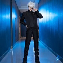 Jujutsu JJK Manga Anime Fushiguro Megumi Cosplay Costume Wig Sunglasses Jacket Pants School Uniform Outfits Halloween Men Women