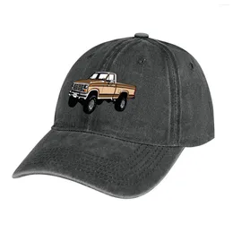 Berets Brown & Beige 80s 4x4 F Truck Cowboy Hat Big Size Beach Bag Military Tactical Cap Sunhat Woman Hats Men's