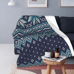 Blankets Geometric Bohemian Blanket Sofa Cover Flannel Spring/Autumn Vintage Throw For Travel Bedspread
