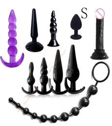 Massage Vibrator Butt Anal Plug Set Vibration Sensuality Vibrating Butt Beads Kit Sexual prostate massager Sex Toys For Couples di7796329