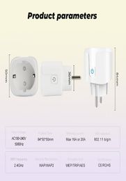 Power Energy Monitor 16A EU UK 10A US WiFi Smart Plug Socket Adapter SmartLife APP Voice Control Works With Alexa Google Home2830102