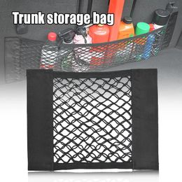 Storage Bags Car Networks Net Bag Trunk Elastic Mesh Holder For All Trunks And Perfect Back Seat