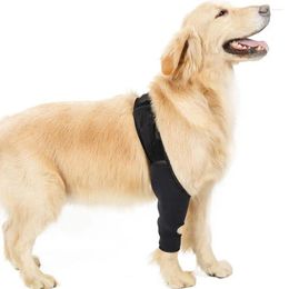 Dog Apparel Adjustable Pet Knee Brace Leg Support Sheaths Protective Gear With Magic Stickers For Wounds Heals Injury Recover Hock
