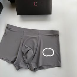 2024 Summer Designer Boxers Mens Leveldpants 100 ٪ Cotton Treasable Sexy Gay Coin introwear 3 قطع/صندوق