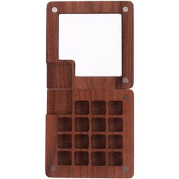 Sketchbook Palette Wooden Watercolor Palette Box 15 Grids Travel Paint Tray Portable Tiny Watercolor Palette Watercolor Painting