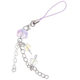 Mobile Phone Straps Lanyard Charm Case Charms Women Accessories Glass Purse Cute Kawaii Miss Chains and Keychain