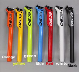 2019 New ec90 glossy Full Carbon Fibre seatpost Bicycle MTB Bike From Superleggera Road Bike Parts Breaking wind Seat post9763876