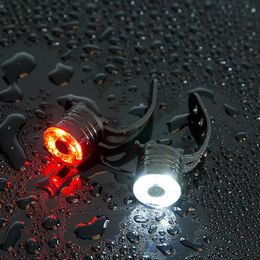 Bicycle Taillights Waterproof MTB Bike Lamp Warning Cycling Tail Light LED Headlight Rear Lamp for Helmet Seatpost Lamp Flashlig