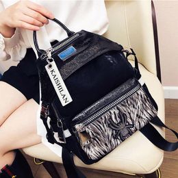 School Bags #6368-2 # Fashionable Product Backpack With Western Style Beaded Bag And Crossbody Shoulder