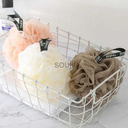 Bath Tools Accessories Mesh Bath Cleaning Brush Shower Puffs Soft Sponge Balls Body Cleaner Exfoliating Scrubbers Bath Flower Bathing Accessories Green 240413