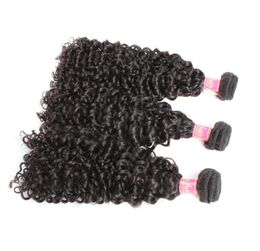 BellaHair 3pcslot Curly Wave Weaves 100 Malaysian Hair Unprocessed Virgin Natural Colour Human Wefts6472227