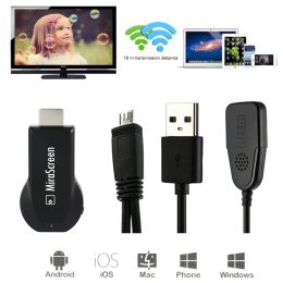 Box MiraScreen TV Stick HDMIcompatible HD 1080P anycast Miracast DLNA Airplay WiFi Display Receiver Dongle For Windows Andriod iOS