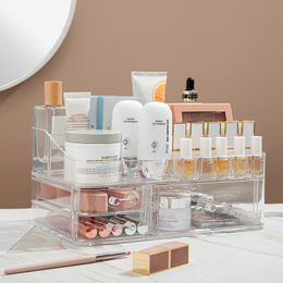 Clear Cosmetics Storage Box, Organising Box, Desktop Lipstick, Makeup Brushes, Skin Care Products, Makeup Case, Shelf