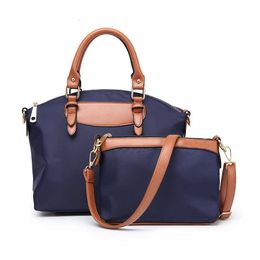 Summer 2024 Oxford Cloth Handbag Korean Edition Easy to Wear Large Capacity Mother and Child Dumpling Bun Womens Single Shoulder Crossbody Bag