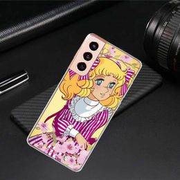 Candy Candy 90s Anime Phone Case For Samsung S21 FE S20 Plus Galaxy S24 S23 S22 Ultra Capa S10 S10E S9 S8 S7 Edge Cover TPU Fund