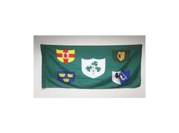 IRFU Ireland Rugby Flag 3039 x 5039 for a Pole Irish Rugby Football Ireland Flags 90 x 150 cm4503698