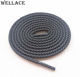 Wellace Round Rope 3M laces Visible Reflective Runner Shoe Laces Safty Shoelaces Shoestrings 120cm for boots basketball shoes1650121