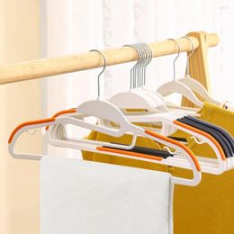 Hangers 10Pcs/Set Simple Style Clothes Hanger Plastic Drying Rack Non-slip Heavy Duty Clothing Organization
