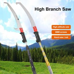 Decorative Figurines Pole Saw Reciprocating High Branch Shear Multifunctional Stainless Steel Resin Garden Fruit Tree Tool