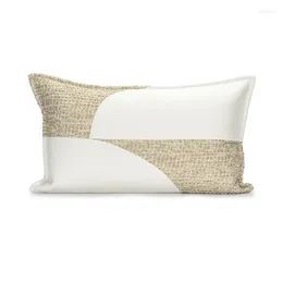 Pillow Ornamental Pillows For Living Room Cotton Linen Patchwork Ramadan Sofa Cover Home Decor 30x50cm