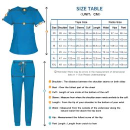 Hospital Scrubs Sets High Quality Beauty Workwear Medical Nurse Uniforms Women Work Uniforms Dental Clinic Work Suit Accessories