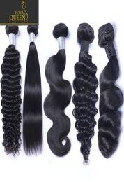 8A Brazilian Virgin Human Hair Weaves 4 Bundles StraightBody WaveKinkyCurlyDeepLoose Wavy Peruvian Malaysian Indian Cambodian6253034