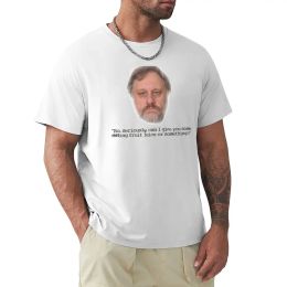 Slavoj Zizek - Fruit Juice T-Shirt heavyweights summer clothes mens graphic t-shirts boys animal print tees men clothes