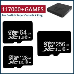 Accessories Game Card Used for Beelink Super Console X King Retro Game Console For Sega Saturn/PSP/N64/DC Builtin 60+ Emulators 117000Games