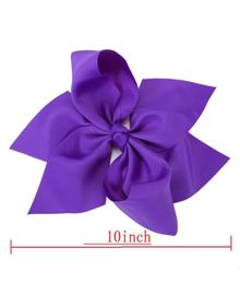 DROP 10 Inch Large Grosgrain Ribbon Bow Girls Hairpins Big Bowknot Hair Clips Hair accessories 30pcs2121485