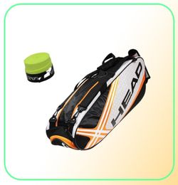 HEAD Tennis Bag Mens Tennis Racket Large Sport Bag Outdoor Gym Badminton Backpack 49 Racquet Sports Bag With Handle Waterproof 221727578