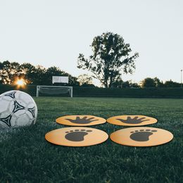 2 Pairs Football Training Mat Floor Mats Pad Markers Supplies Sign Disc Pvc Spot Tool Soccer Marking
