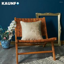 Pillow KAUNFO Modern Style Jacquard Bed Squared Cases Sofa Throw Covers Decorative For Home Decor 45x45cm