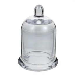 Candle Holders Eternal Flower Display Dome Glass Food Cover Cloche Bell Jar