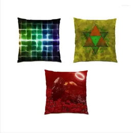 Pillow Luxury Throw Covers Decoration Home Street Art Cover 45x45 Modern Bed Living Room Color Geometry E0657