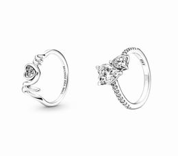 2022 Mother039s Day Gift Ring 925 Sterling Silver Sparkling Heart MUM Rings For Women Gift to Mom Factory Whole6870595