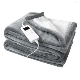 Blankets Double Flannel Electric Blanket Winter Bed 130x150/150x180 Rlectric Heated Mattress Couverture Chauffante