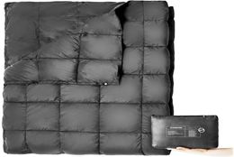 Camping Blankets for Cold WeatherSleeping Bags Warmer Down Alternative Packable Blanket Ultralight Compact Emergency Waterproof 6527504