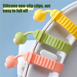 Silicone Toilet Seat Cover Lid Lifter Mushroom Shape Ring Flapper Handle Holder Household Bathroom WC Accessories