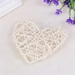 Party Decoration 5pcs/pack Christmas Bowl Filler Wicker Hearts Heart Decor Wedding Vase Home