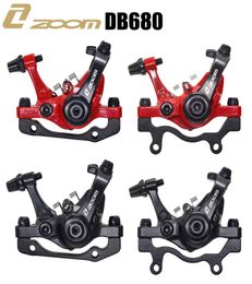 Zoom Aluminium alloy mtb bicycle disc brake mountain road mtb mechanical Calliper disc brakes cycling double brake8674711