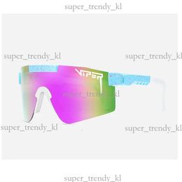 New High Quality Oversized Sunglasses Polarised Mirrored RED Lens Tr90 Frame Uv400 Protection Men Sport Pitvipers Wih Case 204