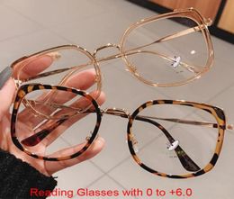 Sunglasses Men Women Antiblue Light Reading Glasses Vintage Large Square Eyeglasses Computer Eyewear UV400 Metal Frame 1 25 39840696