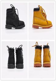 Chestnut Wheat Nubuck Triple Black Martin boots Kids Boys Winter Warm Sneaker Girls Casual Trainer Work boots with box2806992