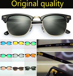 designer sunglasses top quality club real Glass lenses acetate frame UV400 sun glass lenses sun glasses Oculos De Sol leather case3027051