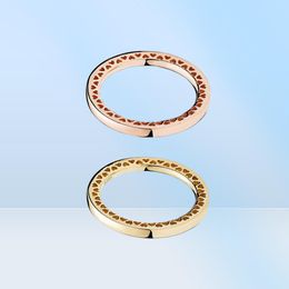 925 Sterling Silver Radiant Hearts Rose gold Ring Original box for Jewelry Gold Ring for Women Best Gift8484219