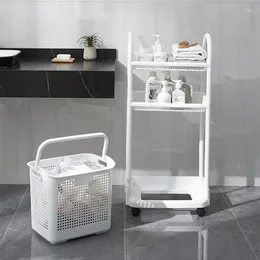 Laundry Bags Storage Basket Japanese Home Multistory Dirty Clothes Bathroom Mobile Universal Wheel Multifunctional Baskets