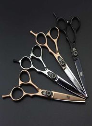 new arrival professional barber hair cutting scissors KASHO GF60 55 inch60 inch 6CR silverblackrose golden7177765