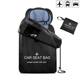 Convenient Simple Large Black Cloth Portable Car Seat Storage Bag Pram Travel Bag Baby Stroller Bag Stroller Cover