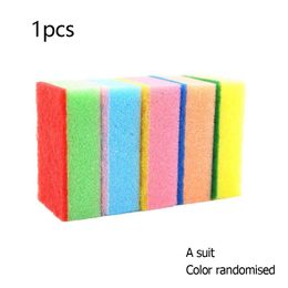 1/10PCS Double-sided Cleaning Spongs Household Scouring Pad Kitchen Wipe Dishwashing Sponge Cloth Dish Cleaning Towels Tool